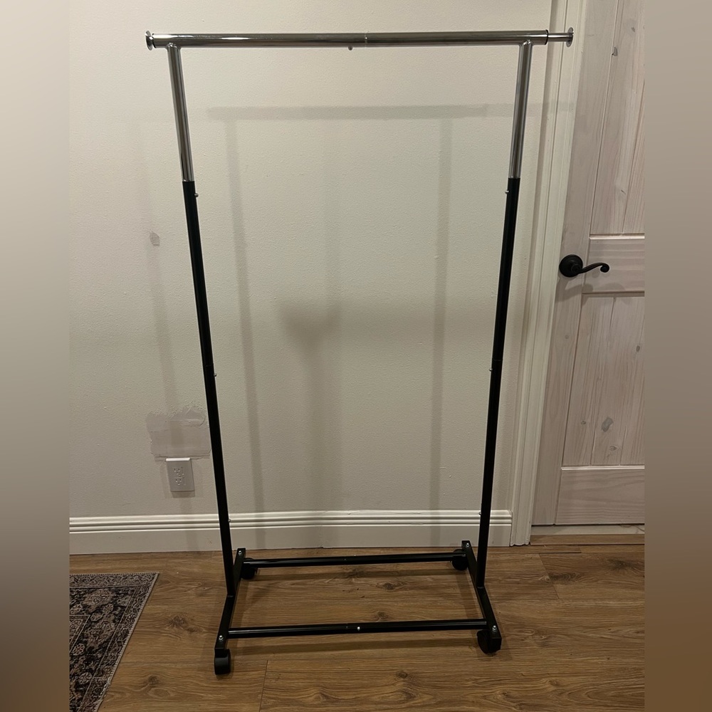 Adjustable Rolling Garment Rack